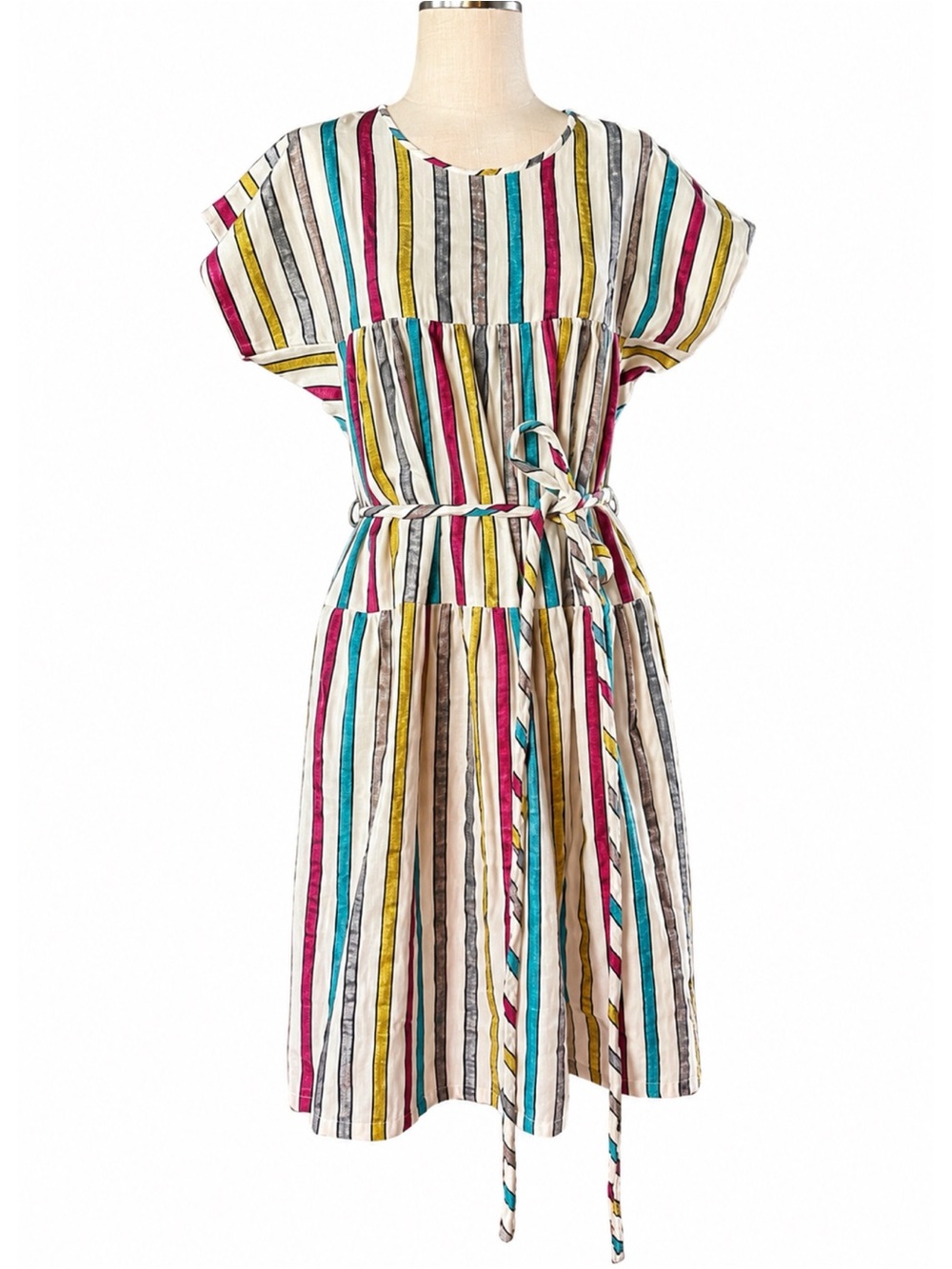 Ace & Jig Austin Bonbon Striped Dress S
